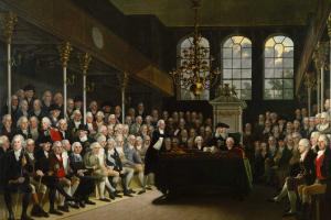 Pitt addressing the House of Commons, 1793